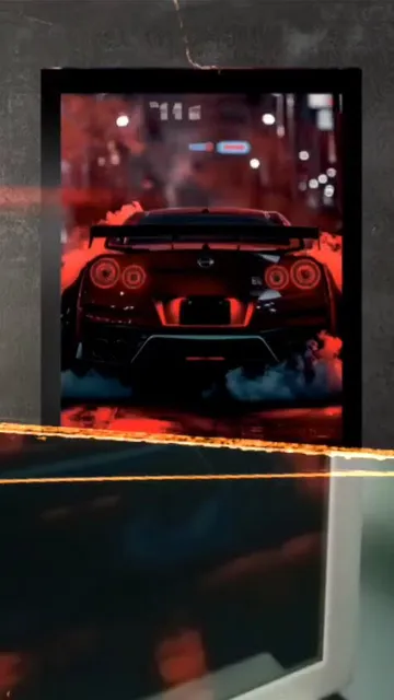 Capa do vídeo: Quadro Automotivo LED — design exclusivo para apaixonados por carros